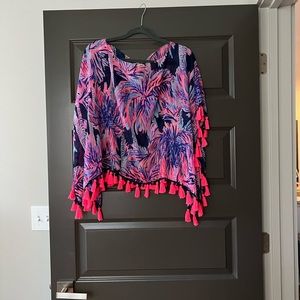 EUC Lilly Pulitzer poncho - one size